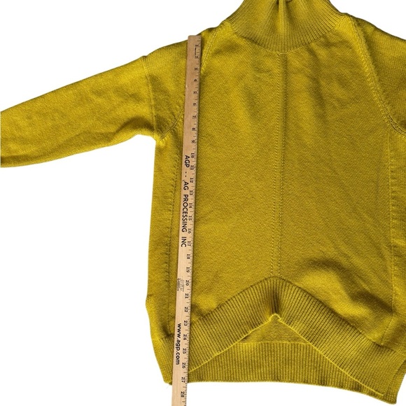 Maeve by Anthropologie Mustard Yellow Turtleneck Sweater | Size S M1 - Picture 5 of 11